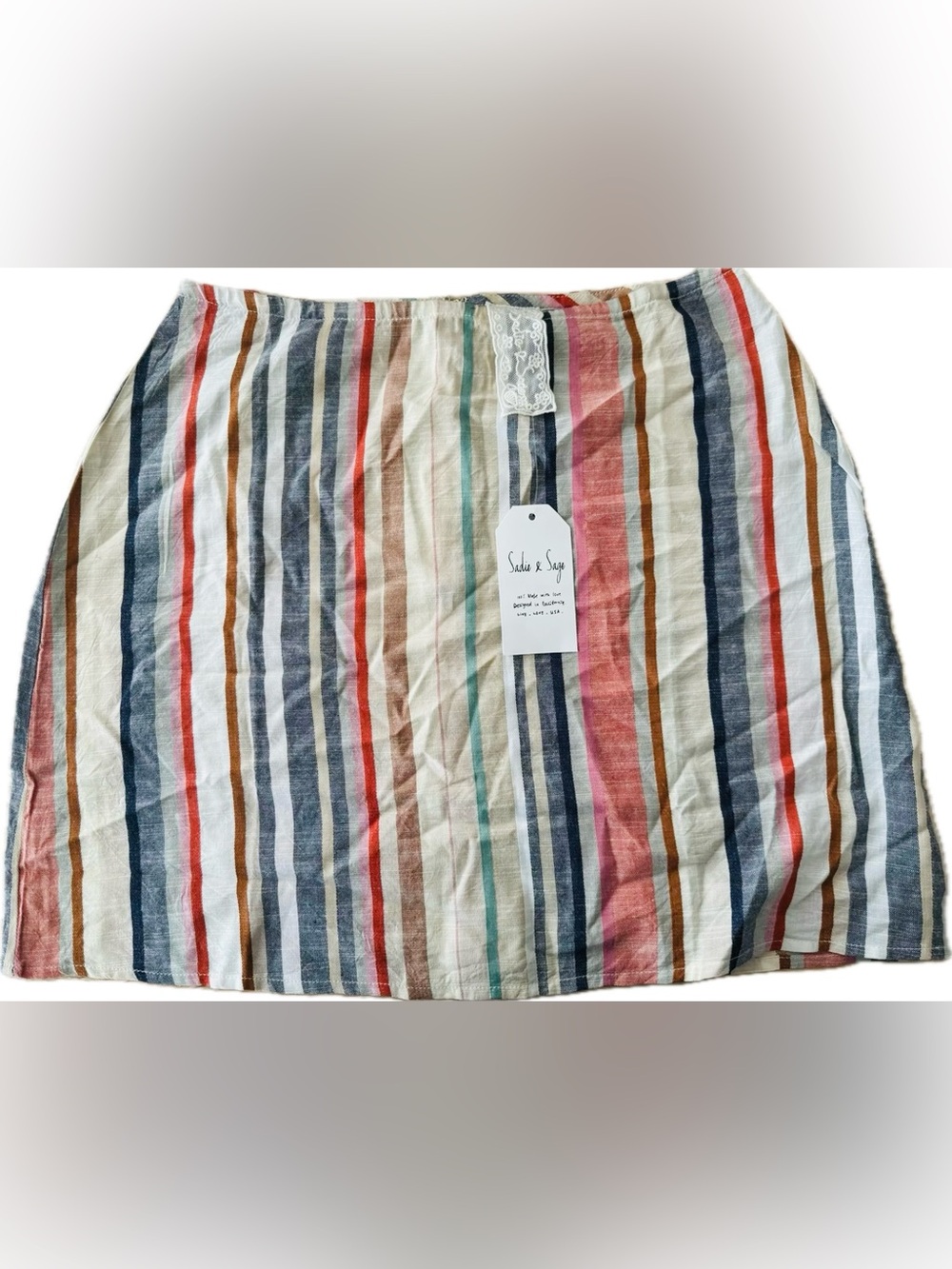 🆕 Sadie & Sage stripe mini skirt